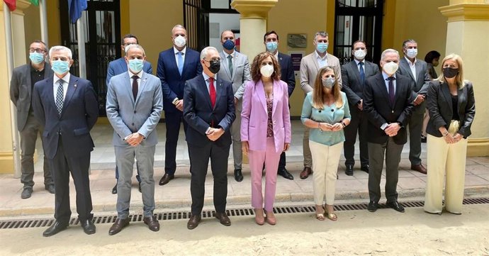 Montero con alcaldes del Campo de Gibraltar