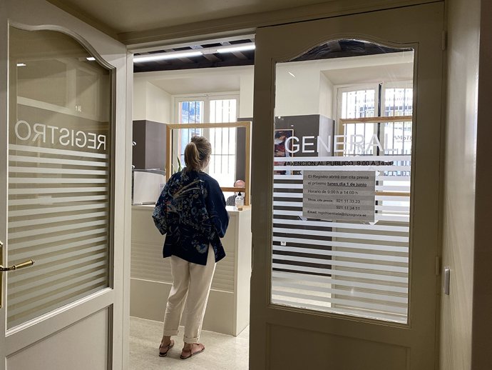 Apertura del registro.