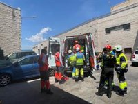 Grave otro trabajador al caérsele un montacargas en Colmenar Viejo