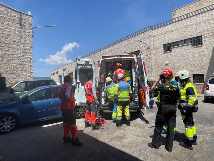 Greve un trabajador en un accidente laboral en Colmenar Viejo