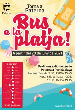 Bus a la playa de Paterna