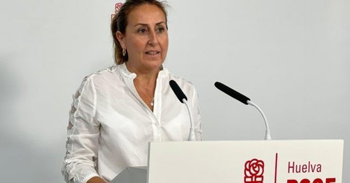 La diputada socialista onubense Pilar Rodríguez.