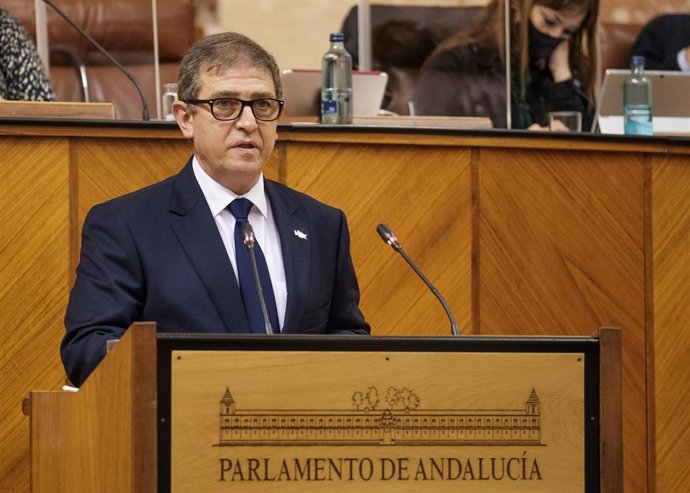 Archivo - El parlamentario de Vox en Andalucía Eugenio Moltó, en una foto de archivo. 