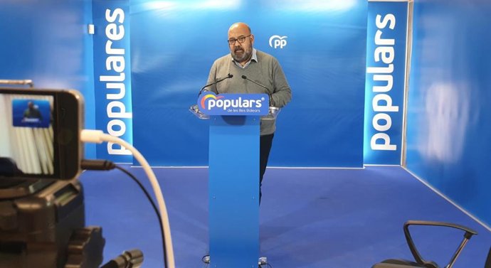 Archivo - El presidente de la Junta Territorial del PP de Palma, Jaime Martínez.