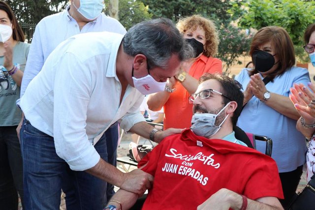 Acto de Juan Espadas en Martos (Jaén)