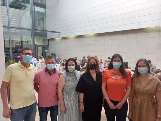 Marga Prohens, en su acto en Campos.