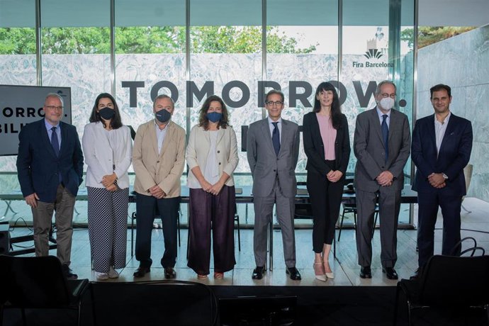 Foto de familia de la presentación de Tomorrow.Mobility World Congress