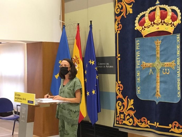 La portavoz del Gobierno del Principado de Asturias, Melania Álvarez