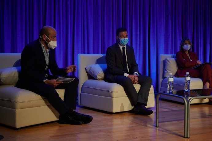 El delegado del Area de Economía y Desarrollo Sostenible del Ayuntamiento de Alcalá de Guadaíra (Sevilla), Jesús Mora, en las Jornadas 'Ciudad Reto Transformación Digital' de Barakaldo (Vizcaya).