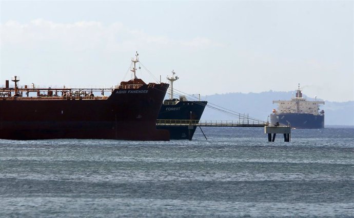 Archivo - Imagen de archivo de un buque iraní frente a las costas venezolanas.
