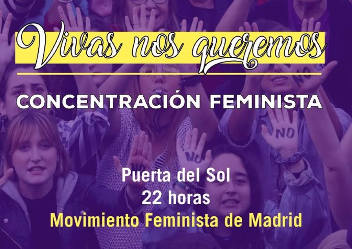 Convocatoria del movimiento feminista contra la violencia de género