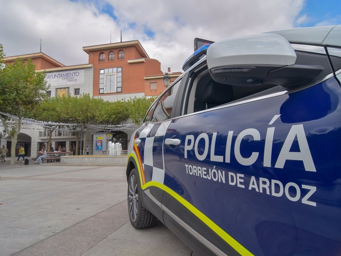 Archivo - Una imagen del a Policía Local de Torrejón de Ardoz