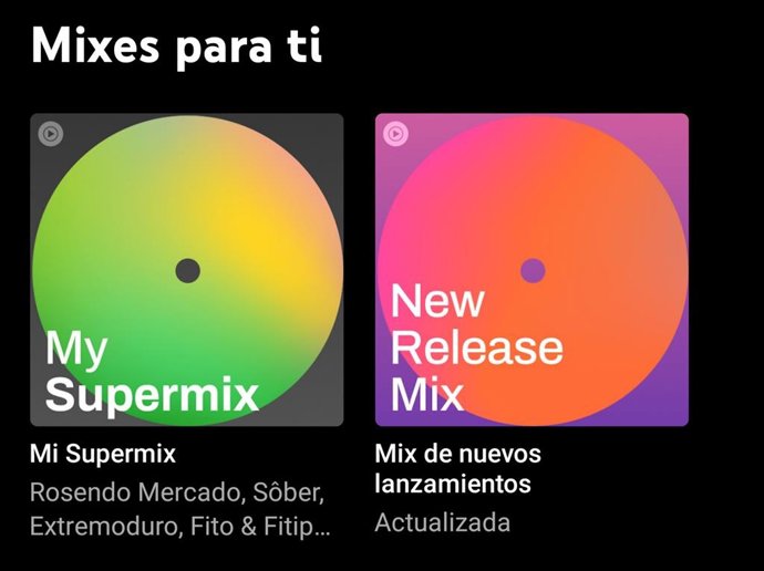 Listas personalizadas de YouTube Music
