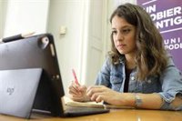 Santiago (UP) reivindica un Podemos "fuerte" para "seguir conquistando derechos sociales"