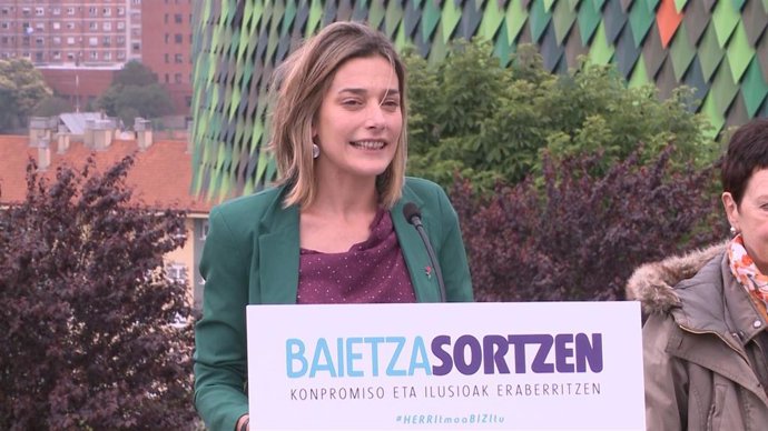 Archivo - Miren Zabaleta, coordinadora política de EH Bildu en Navarra