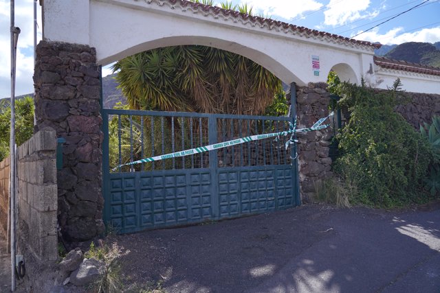 Casa donde vivía Tomás Gimeno y donde presuntamente mató a sus hijas