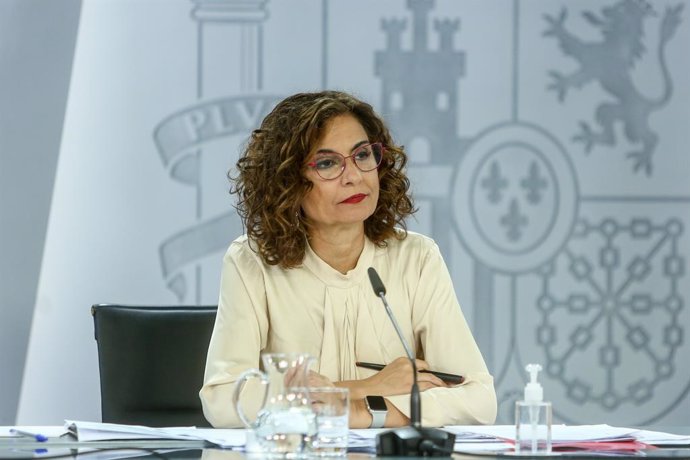 La ministra portaveu, María Jesús Montero