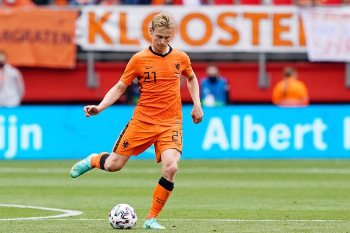 Frenkie de Jong of the Netherlands during the International Friendly football match between Netherlands and Georgia on June 6, 2021 at FC Twente Stadion in Enschede, Netherlands - Photo Andre Weening / Orange Pictures / DPPI