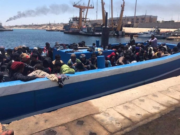 Rescate de migrantes en Libia