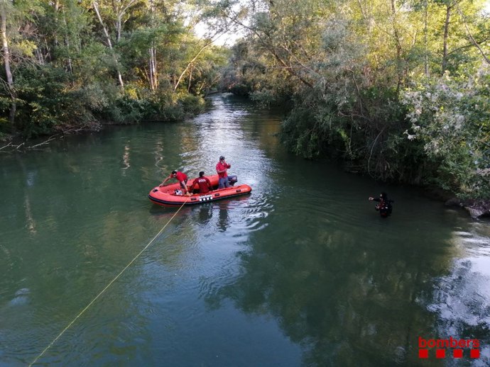 Imagen de la búsqueda de un menor desaparecido en Lleida