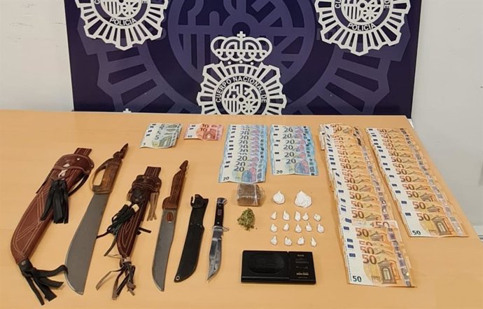 Detenido por distribuir droga en el centro de Málaga capital por el sistema conocido como 'telecoca'