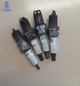 Material incautado al detenido como presunto autor de hasta 17 robos en interior de vehículos en Playa de Palma.