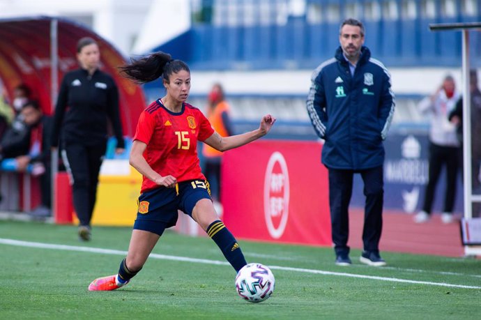 Archivo - Leila Ouahabi of Spain during Friendly women match between Spain Team and Mexico Team at Municipal Marbella Stadium on April 13, 2021 in Malaga, Spain.