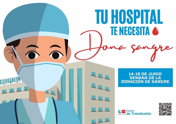 Campaña de donación de sangre para hospitales madrileños