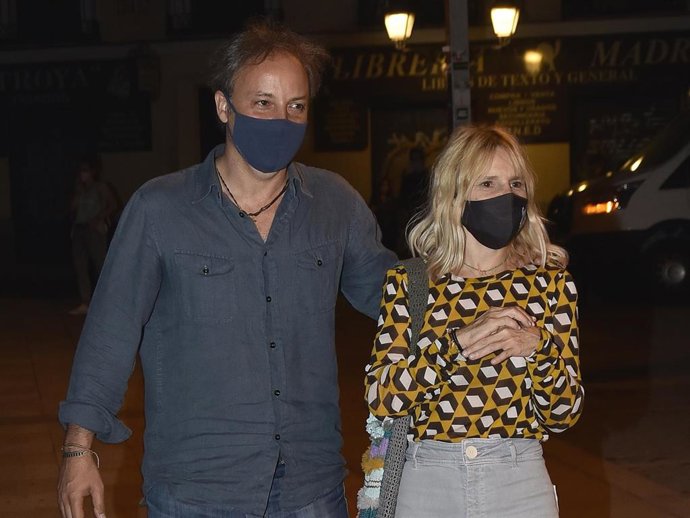 Eugenia Martínez de Irujo y Narcís Rebollo, tras asistir al último concierto de Pablo López en Madrid
