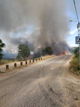 Incendio en Proserpina el sábado 12 de junio