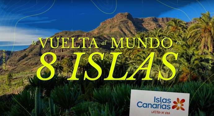 Imagen de la campaña lanzada por Turismo de Islas Canarias para captar viajeros que buscan destinos exóticos y de naturaleza