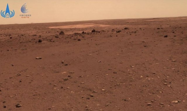 Imagen de Marte tomada por el rover chino Zhurong