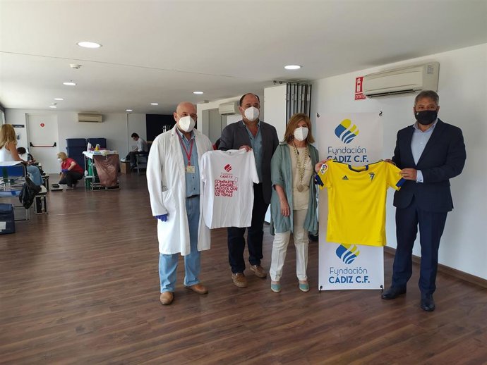 Colecta de sangre en el Estadio Carranza.