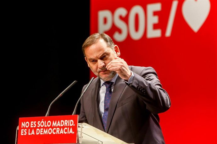 Archivo - El secretario de Organización del PSOE y ministro de Transportes, Movilidad y Agenda Urbana, José Luís Ábalos