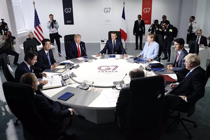 Archivo - Reunión de líderes del G7 en Reino Unido.