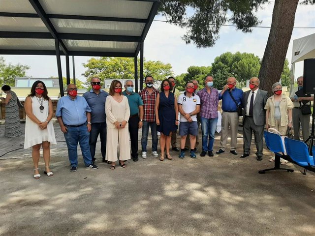 Asistentes a la conmemoración del Día del Donante de Sangre.