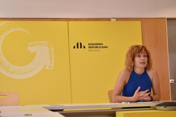 La portaveu adjunta d'ERC a l'Ajuntament de Barcelona, Elisenda Alamany.