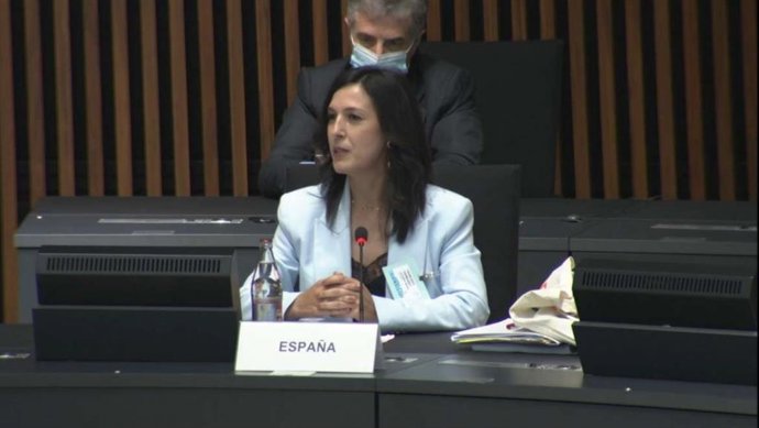 La consejera de Educación y Empleo de la Junta de Extremadura, Esther Gutiérrez