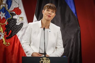Archivo - La presidenta de Estonia, Kersti Kaljulaid.