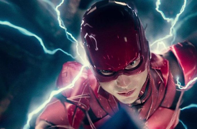 The Flash en una escena de Liga de la Justicia de Zack Snyder