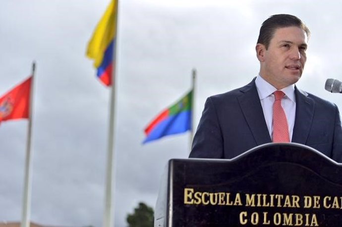 Archivo - El ministro de Defensa de Colombia, Juan Carlos Pinzón.