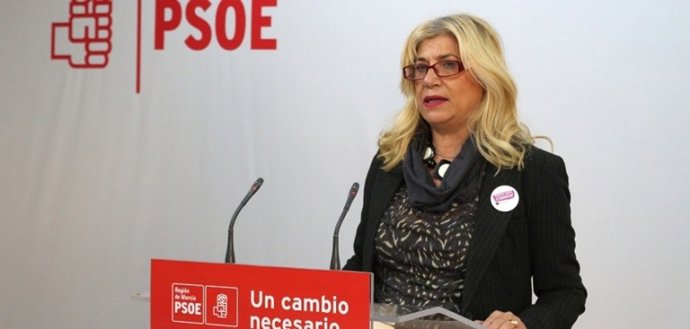 La vicesecretaria general del PSRM y responsable del área de Igualdad, Gloria Alarcón