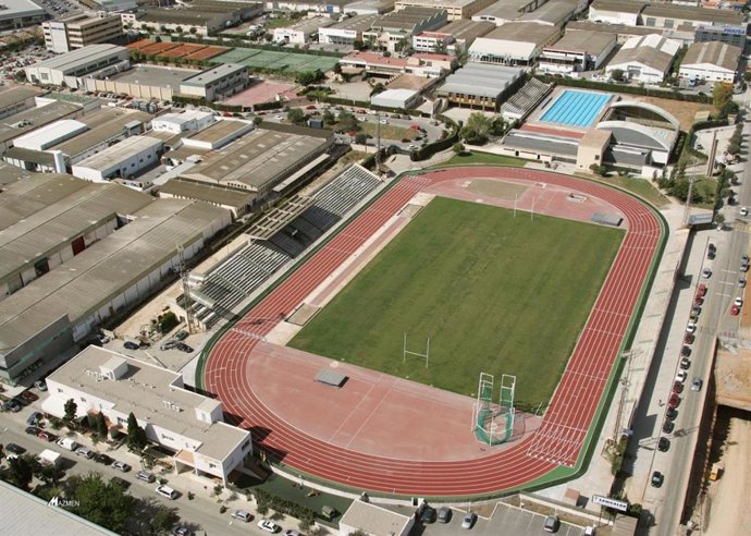 Vista aérea del Centro de Tecnificación Deportiva de Baleares (CTEIB)