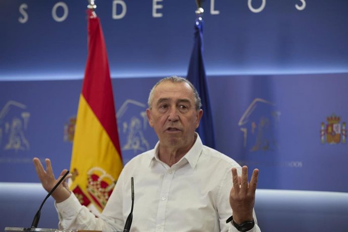 Archivo - El  portavoz de Compromís en el Congreso, Joan Baldoví