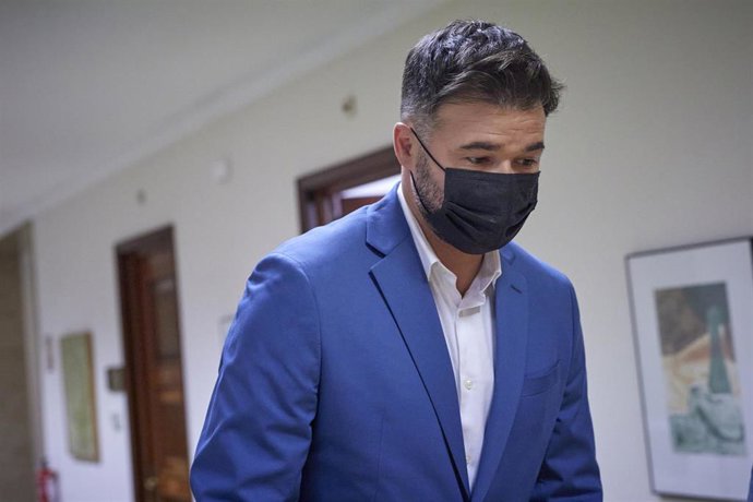 El portavoz de ERC en el Congreso, Gabriel Rufián