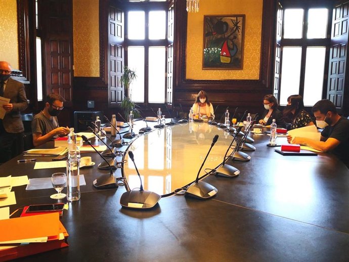 Reunión de la Mesa del Parlament