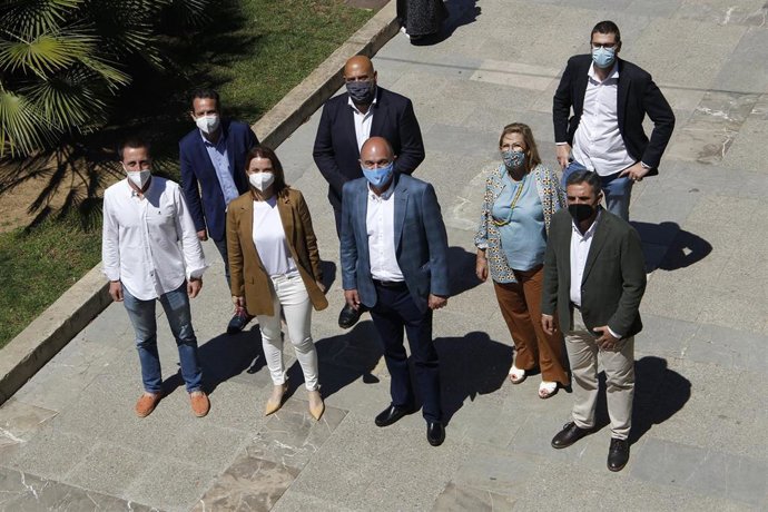 La diputada por Baleares en el Congreso, Marga Prohens, durante en el que oficializó su precandidatura a presidenta del PP balear. 