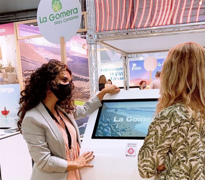 Estand de La Gomera en la B-Travel