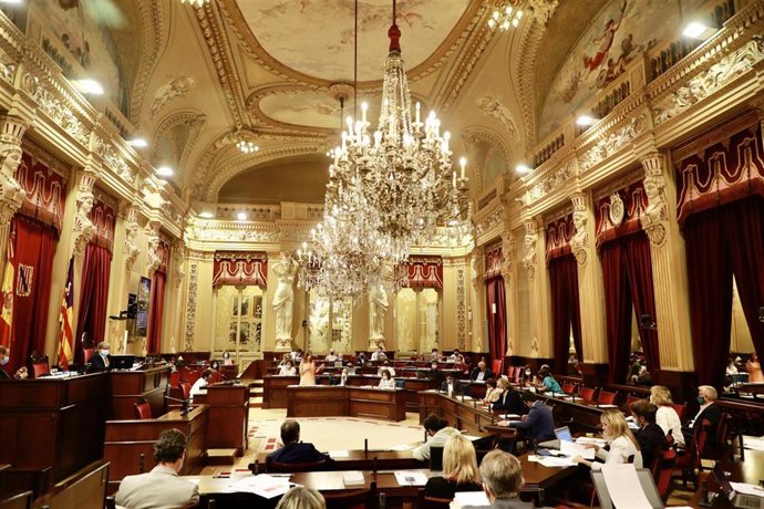 Pleno del Parlament, este martes.