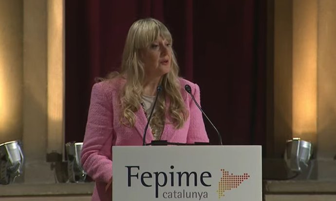 La presidenta de Fepime, María Helene de Felipe, este martes